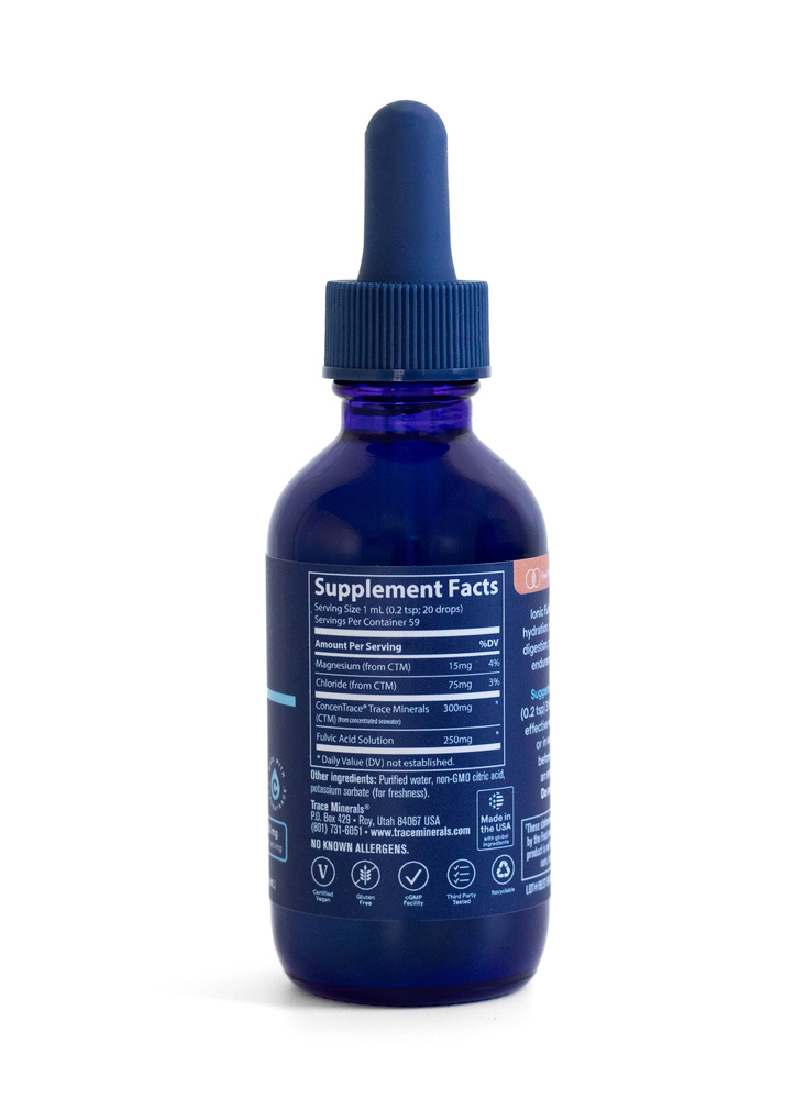 Trace Minerals Research: Ionic Fulvic Acid (2 oz)