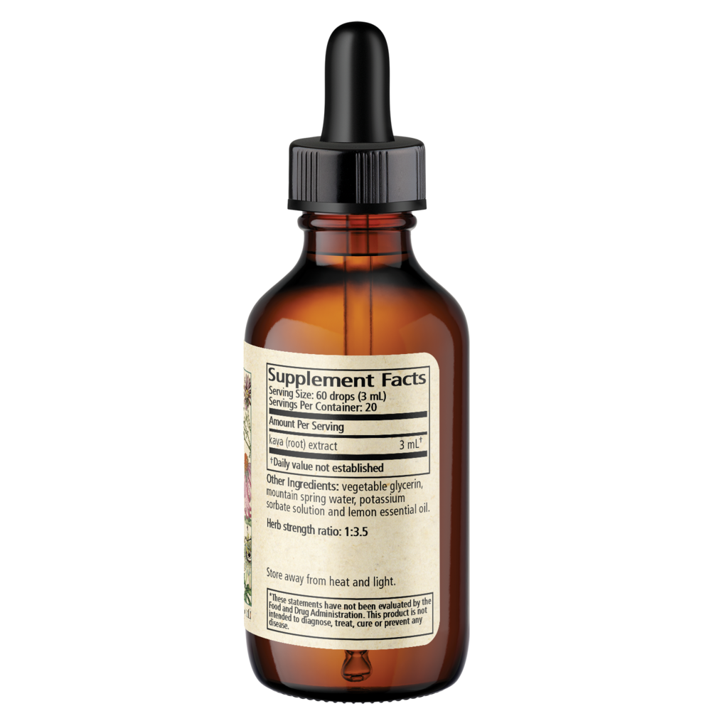 Wise Woman Herbals: Standardized Kava Glycerite (2 oz)