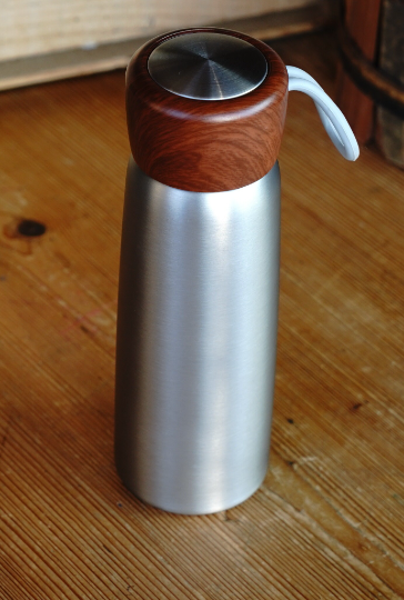 Stainless Steel Insulated Tumbler With Wooden Lid – Online Only