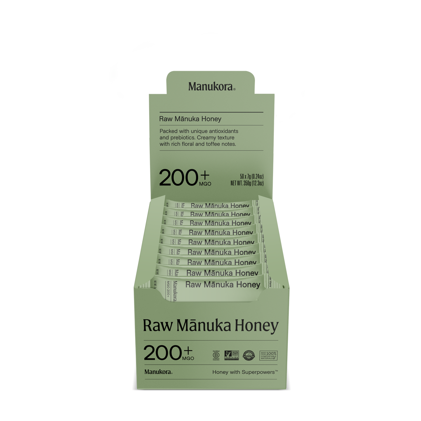 Manukora MGO 200+ Manuka Honey Stick Packet