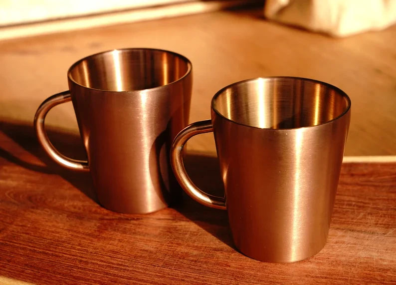 Copper Double Wall Stainless Steel Mug – Online Only
