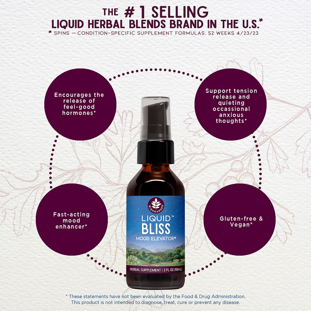WishGarden Herbs: Liquid Bliss (2 oz)