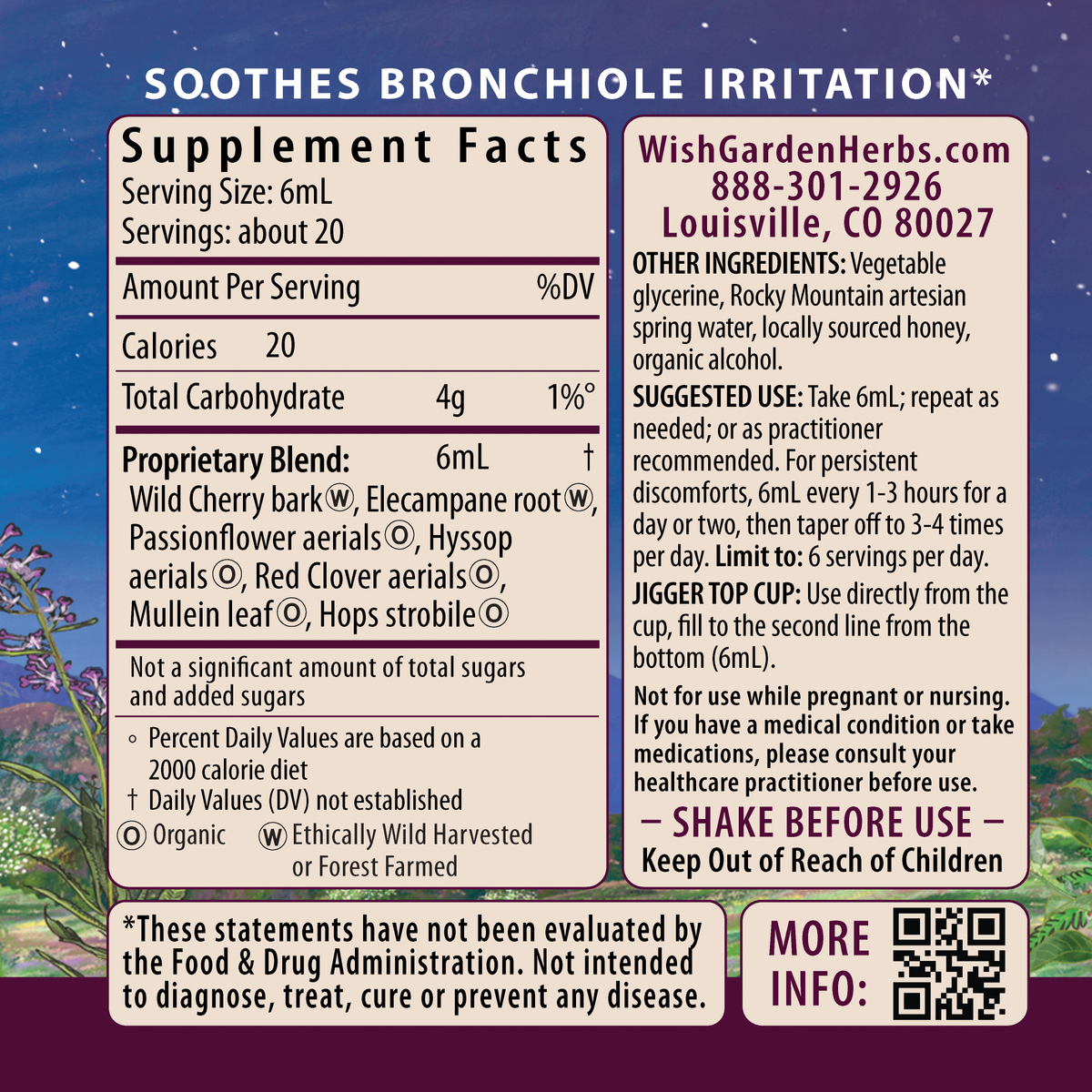 Serious PM Cough, Soothing Syrup – Online Only