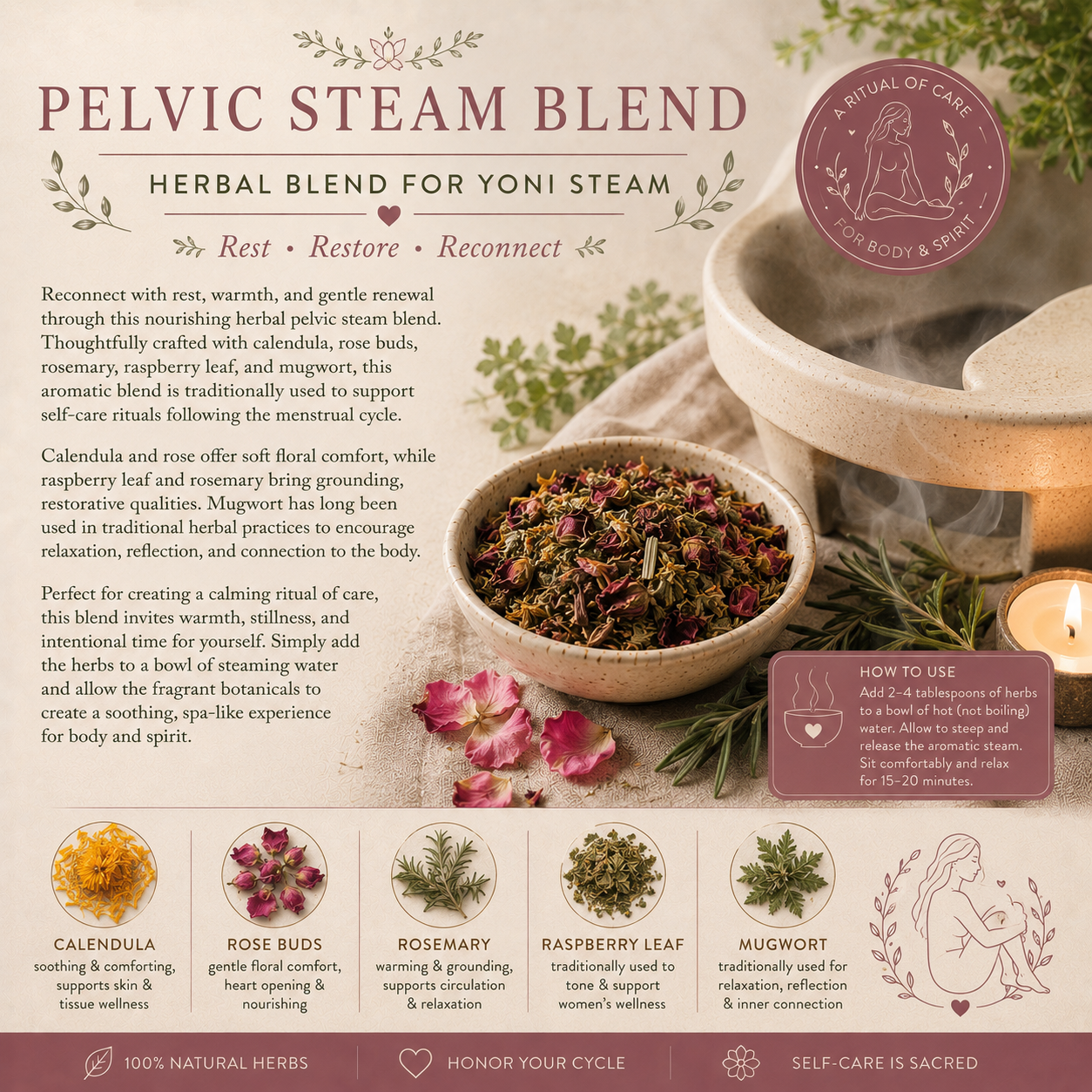 Bulk: Pelvic Steam - 0.5 oz