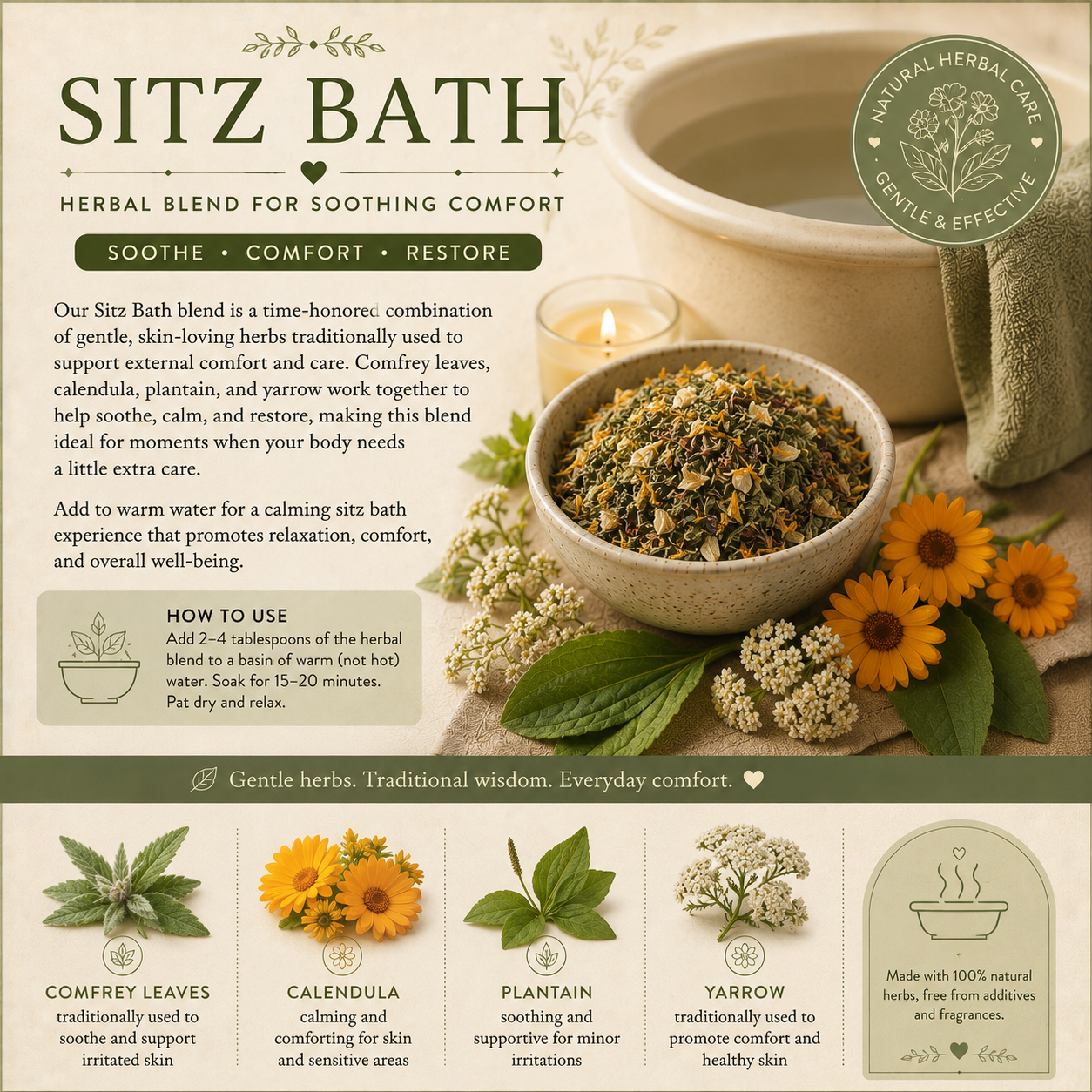 Bulk: Sitz Bath - 1 oz