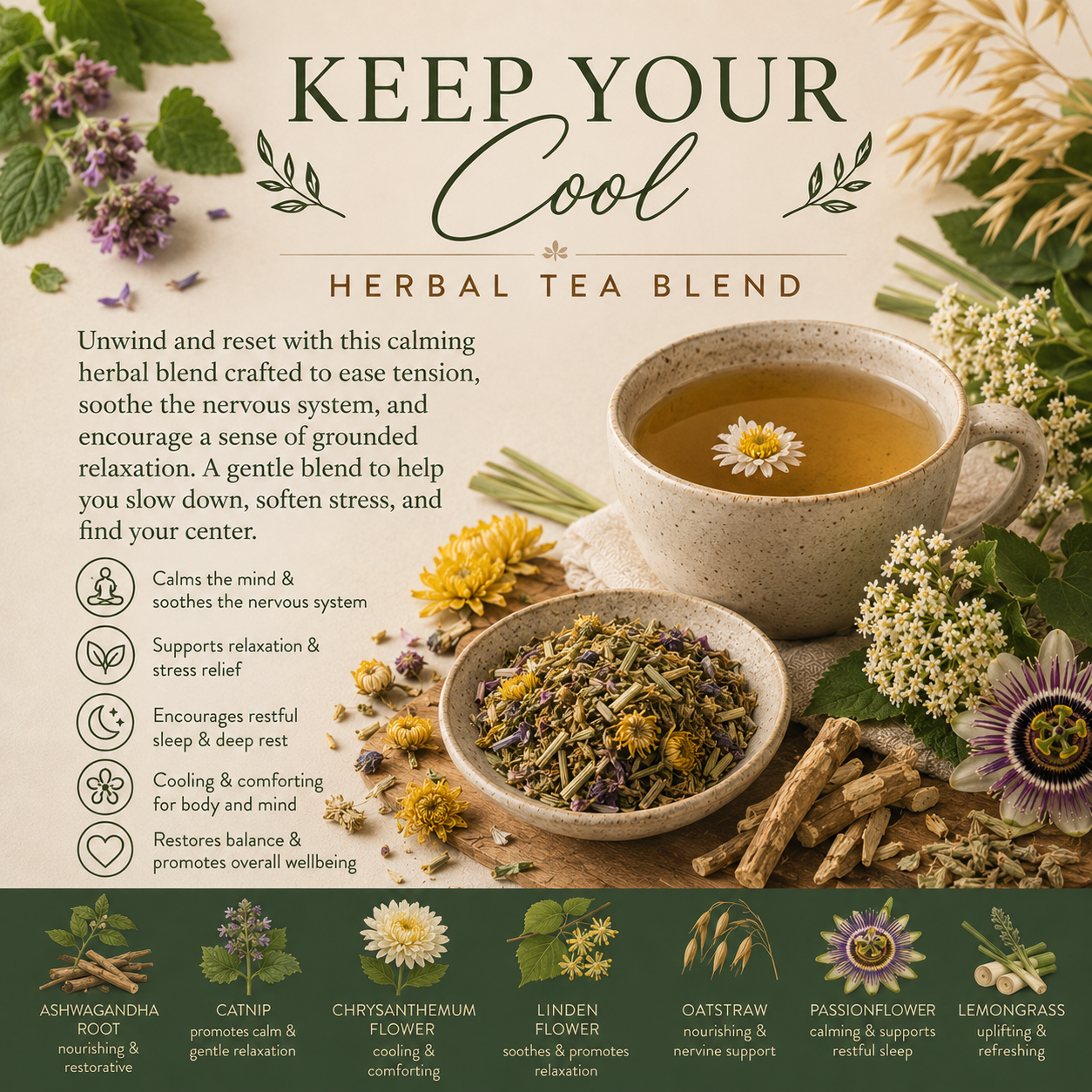 Bulk: Keep Your Cool Tea - 1 oz
