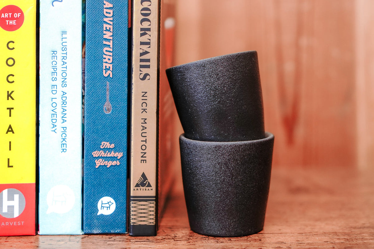 Sleek Matte Stoneware Shot Glasses – Online Only