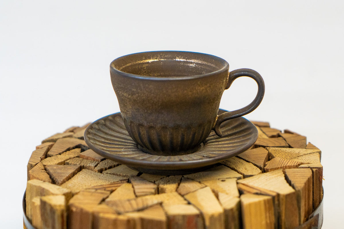 Rustic Ribbed Espresso Set – Online Only