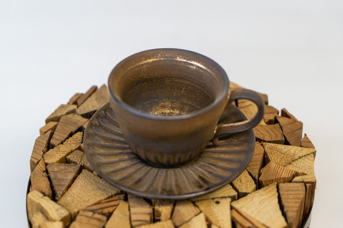 Rustic Ribbed Espresso Set – Online Only