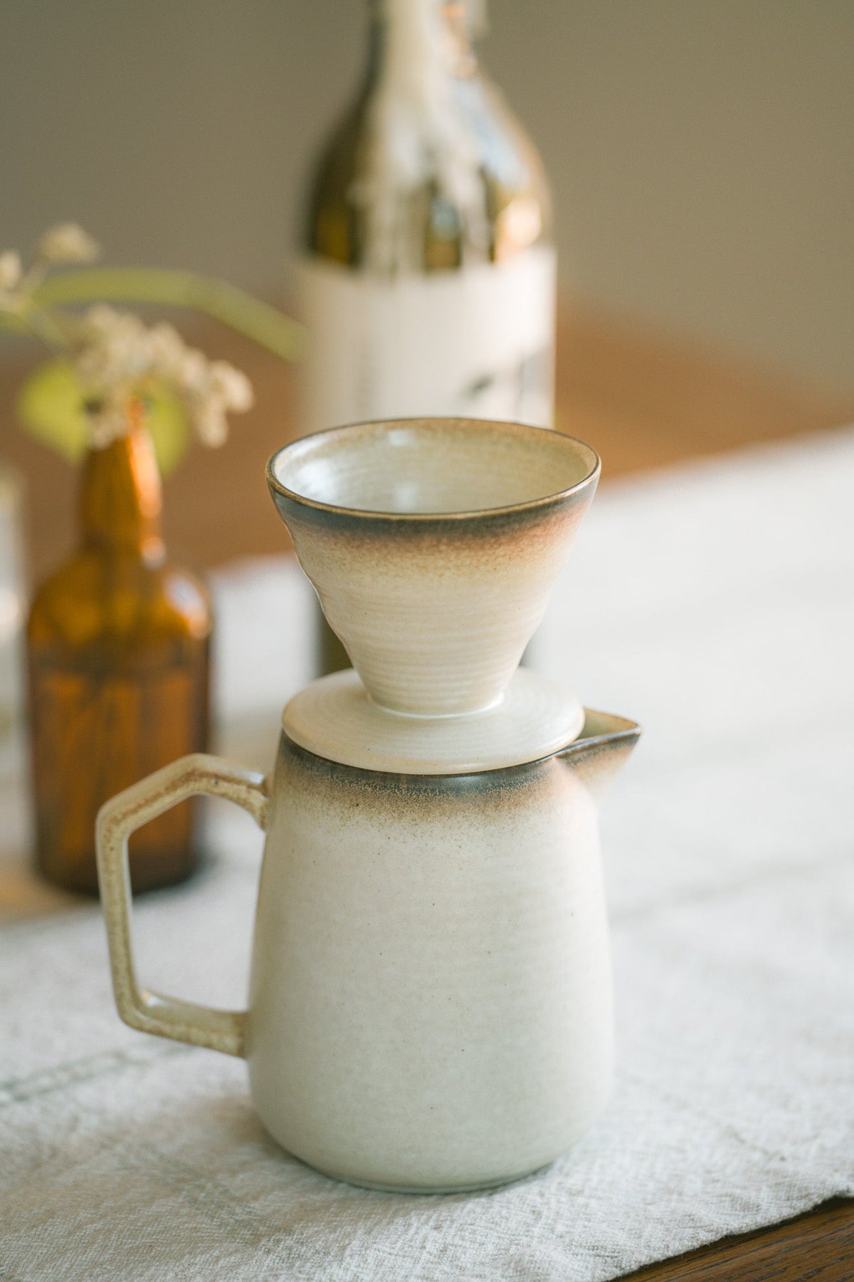 Earthy Stoneware Pour Over Set – Online Only