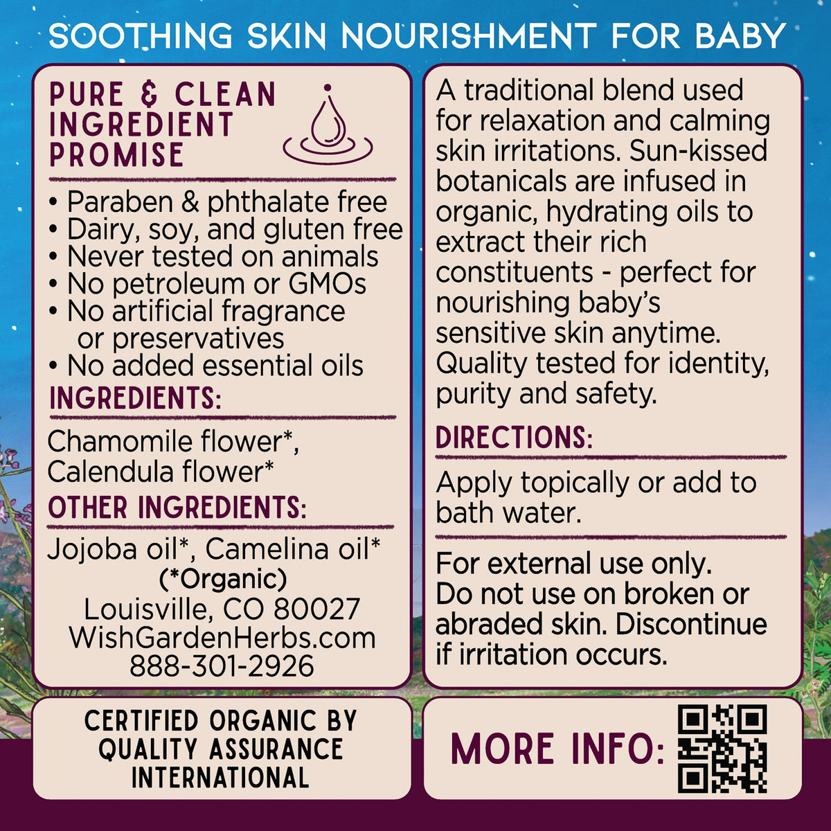 Oh Baby Oil, Chamomile – Online Only