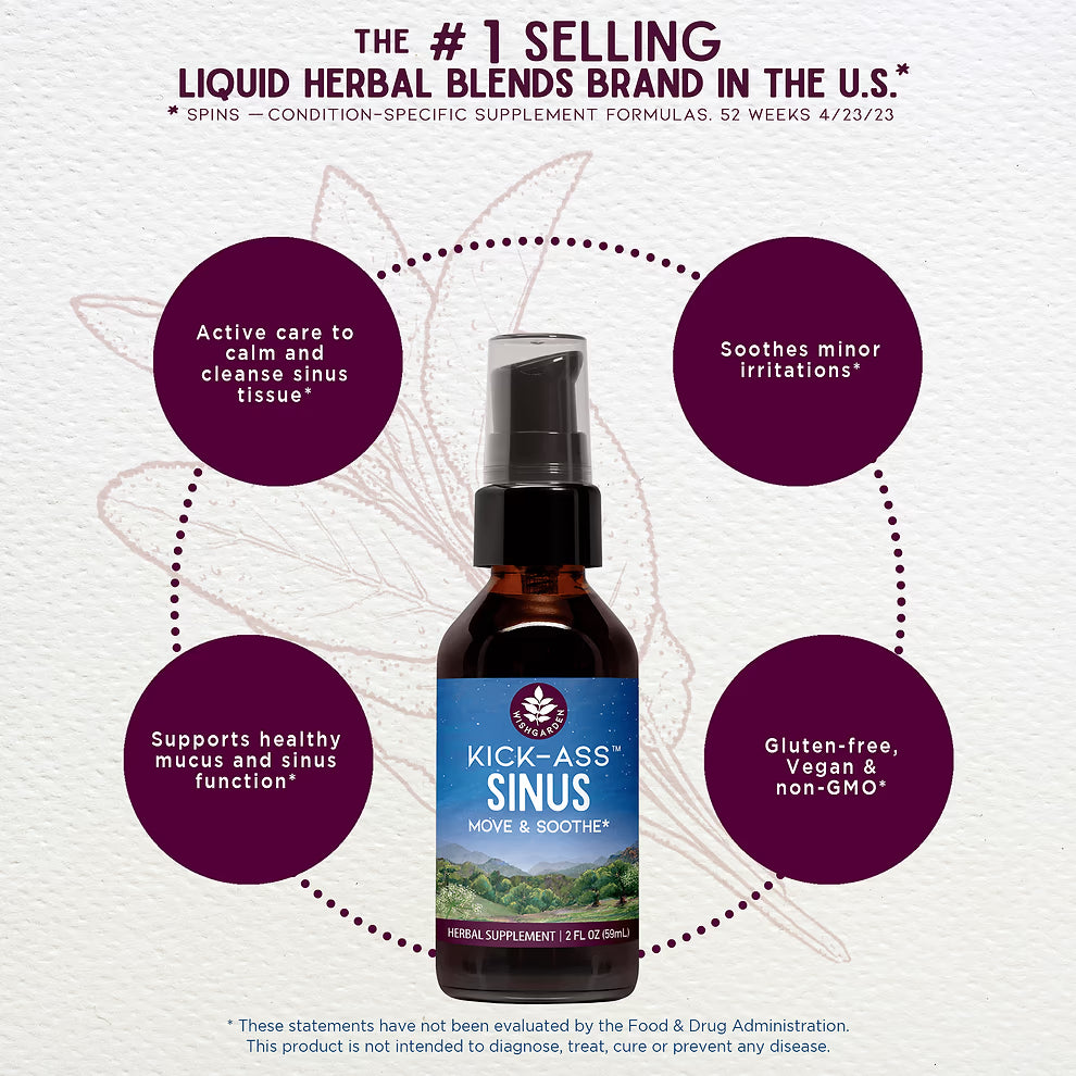 Wishgarden Herbs: Kick-Ass Sinus (2 oz)