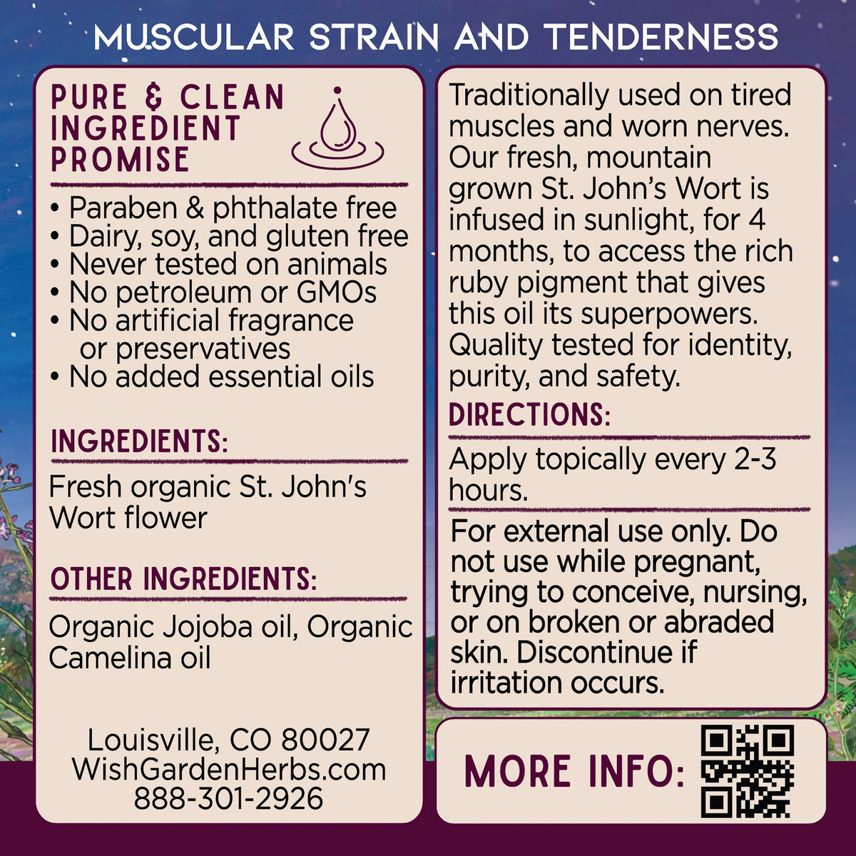 St. John’s Wort Oil, Soothe & Recover – Online Only