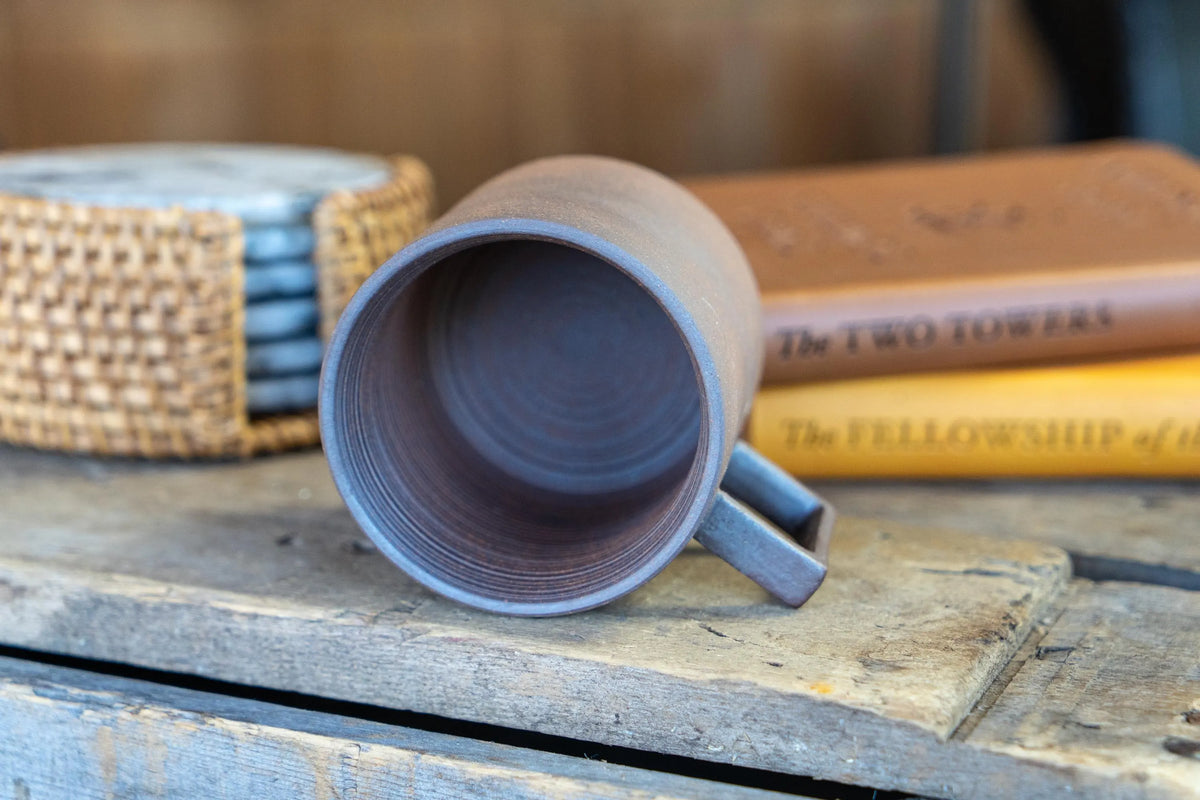 Rustic Ceramic Espresso Mug | Handmade Minimalist Stoneware Cup | Modern Pottery Tea Mug – Online Only