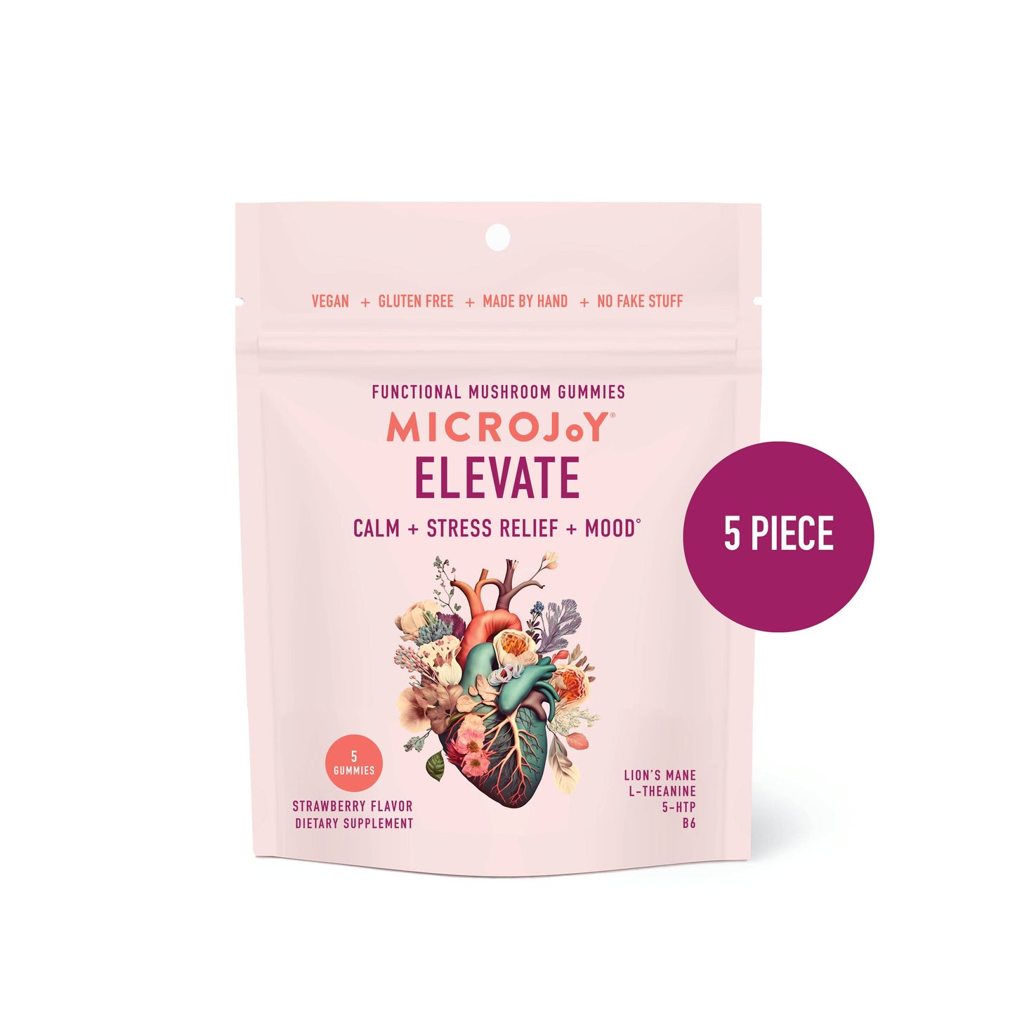 Elevate Mushroom Gummies (5) / Vegan Supplement / Mood