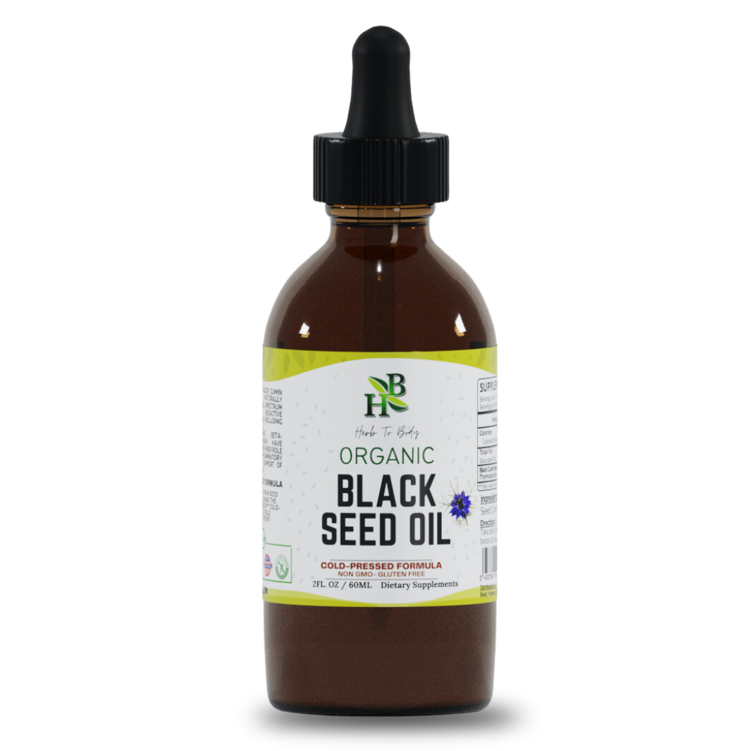 Herb to Body: Organic Black Seed Oil (Cold-Pressed)