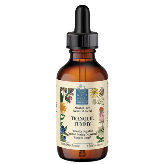 Wise Woman Herbals: Tummy Glycerite (2 oz)