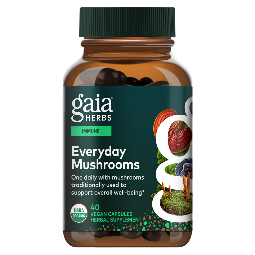 Gaia Herbs: Everyday Mushrooms (40 capsules)