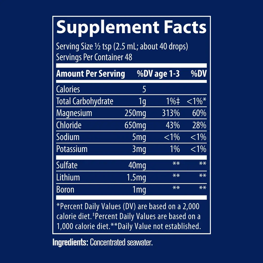 Trace Minerals Research: Concentrace Trace Mineral Drops