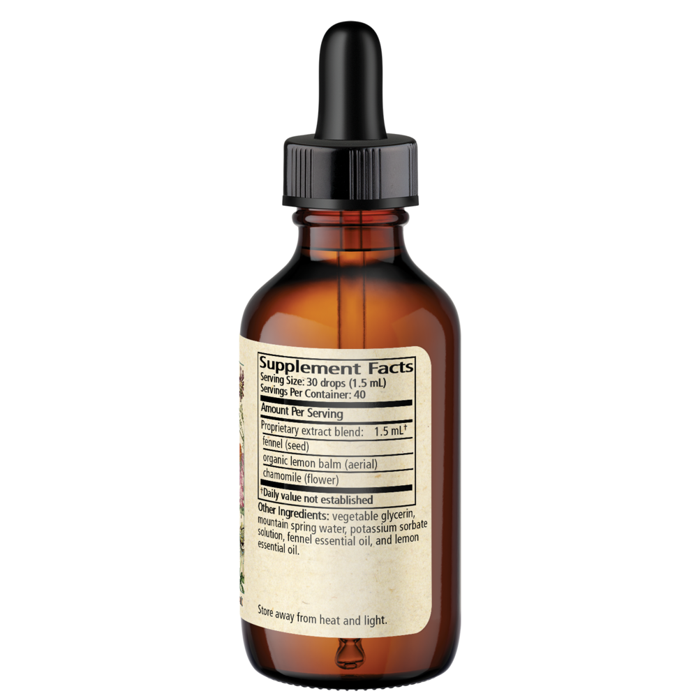 Wise Woman Herbals: Tummy Glycerite (2 oz)