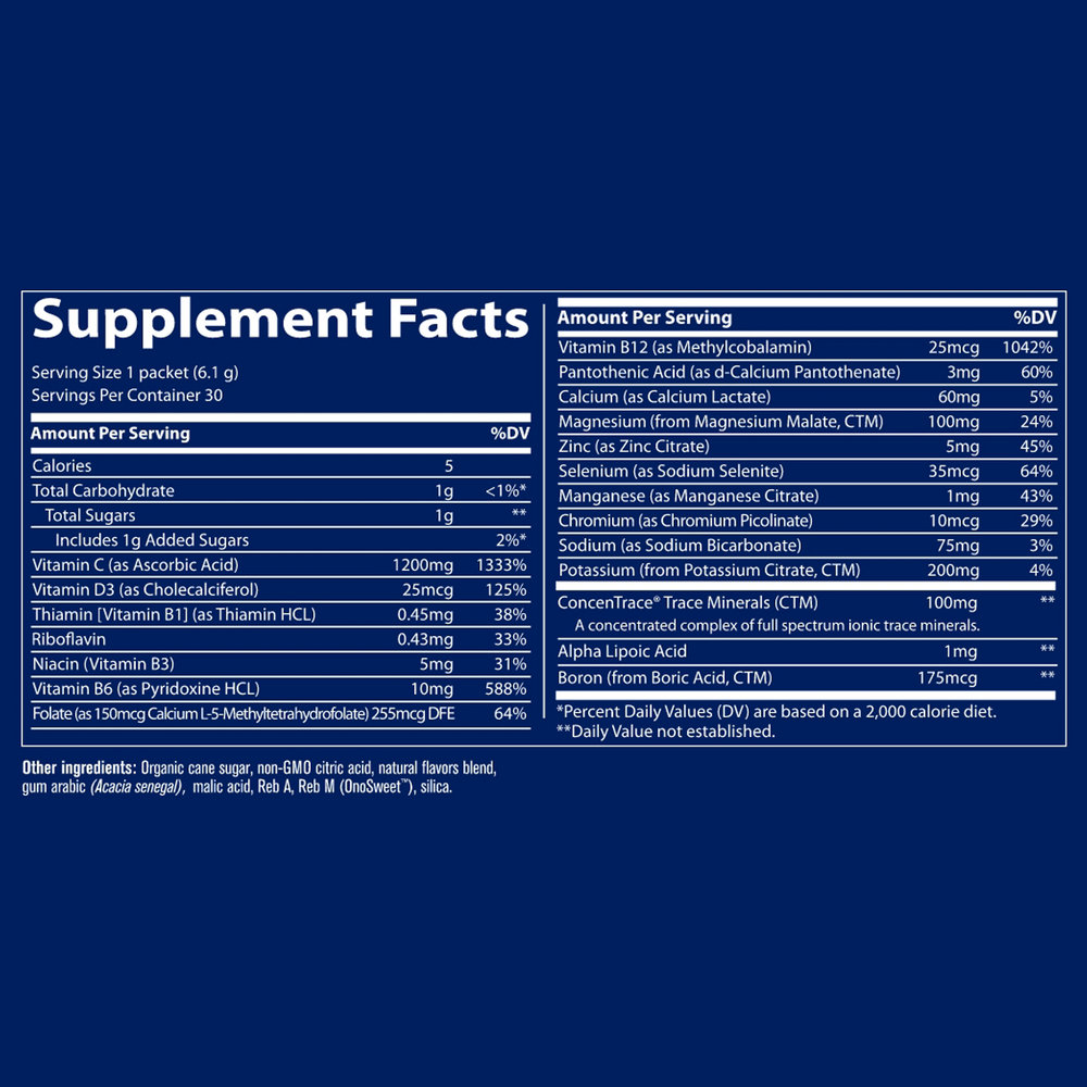 Trace Minerals Research: Single Electrolyte Stamina Power Pak