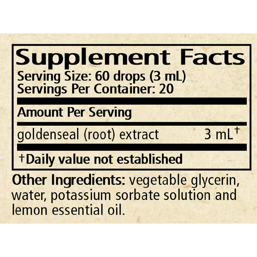 Wise Woman Herbals: Goldenseal Glycerite (2 oz)