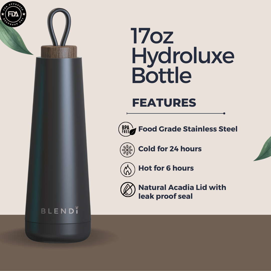 Hydroluxe Tumbler Water Bottle 17oz – Online Only