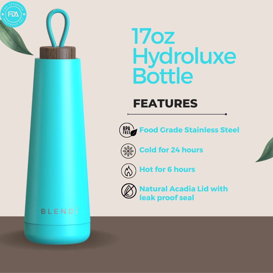 Hydroluxe Tumbler Water Bottle 17oz – Online Only