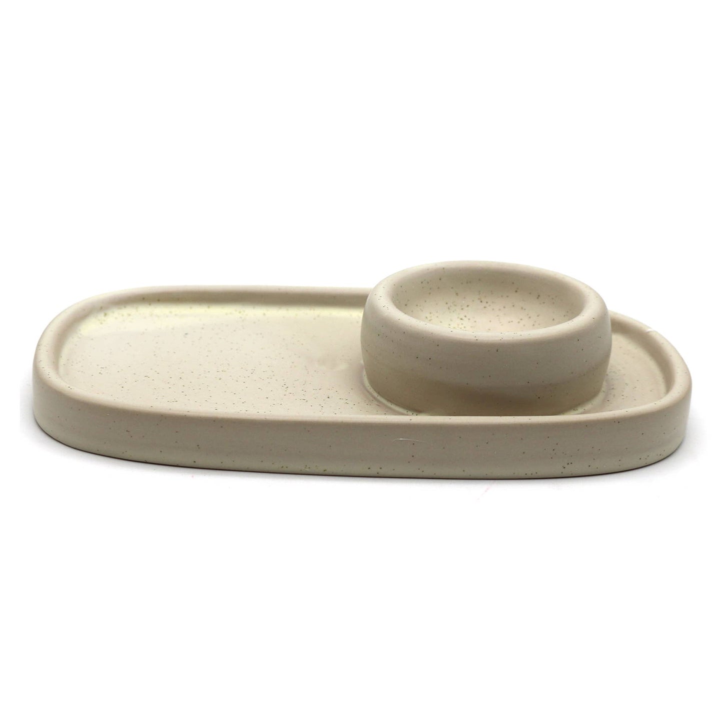 Ceramic Palo Santo Burner (6.5 in.) - Antique Cream