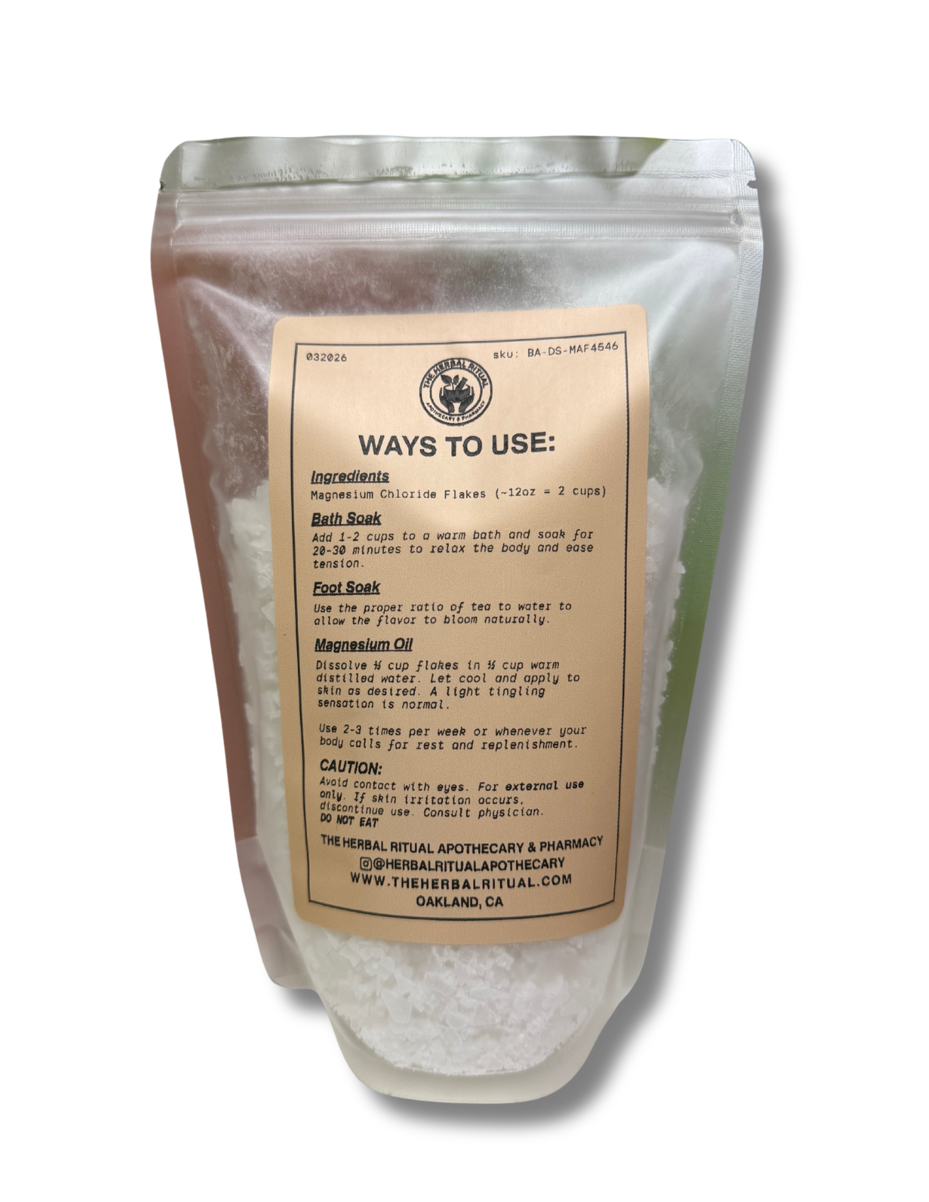 Magnesium Flakes (12oz)