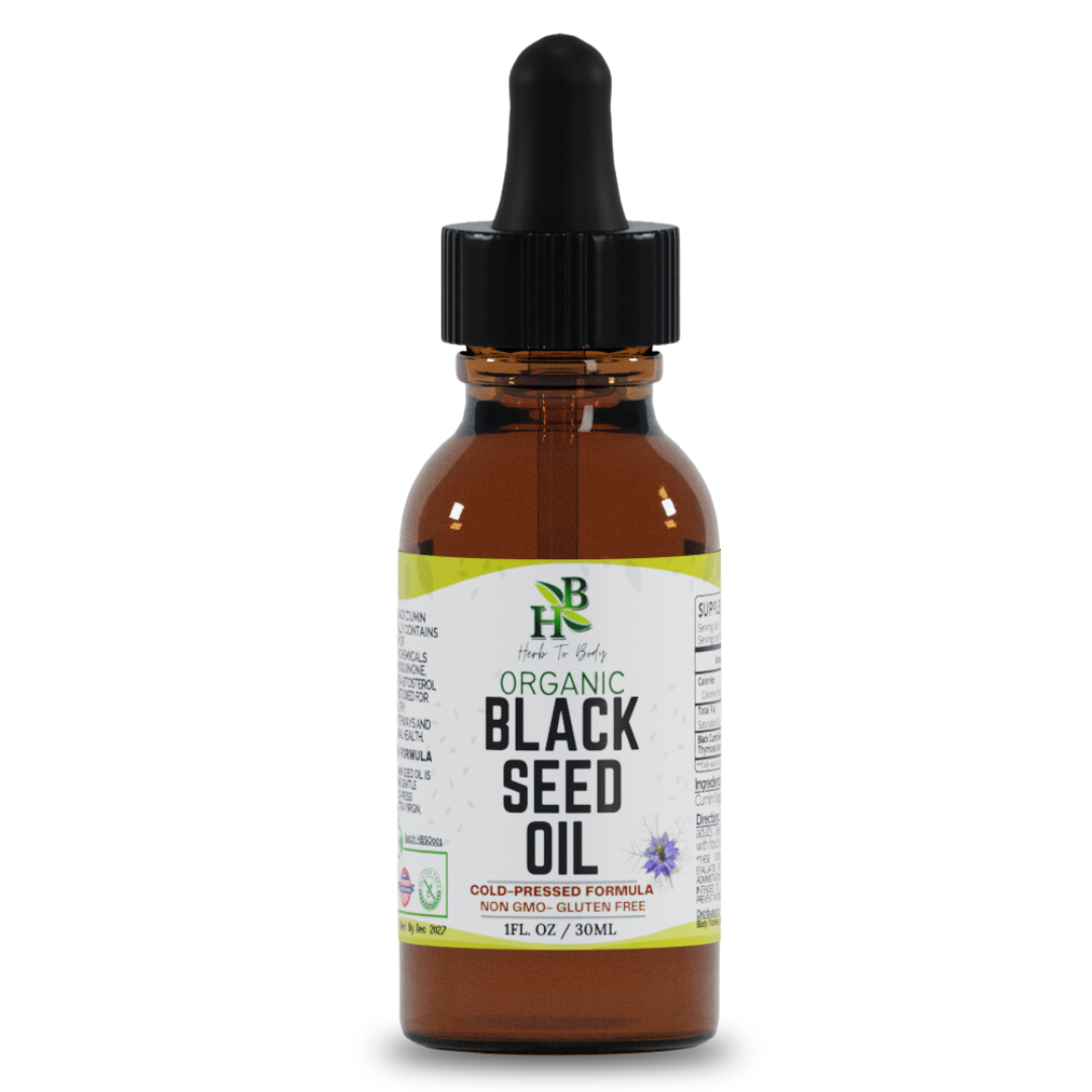 Herb to Body: Organic Black Seed Oil (Cold-Pressed)