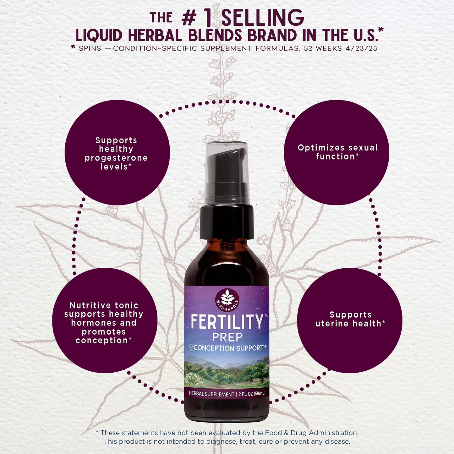 Wishgarden Herbs: Fertility Prep (2 fl oz)