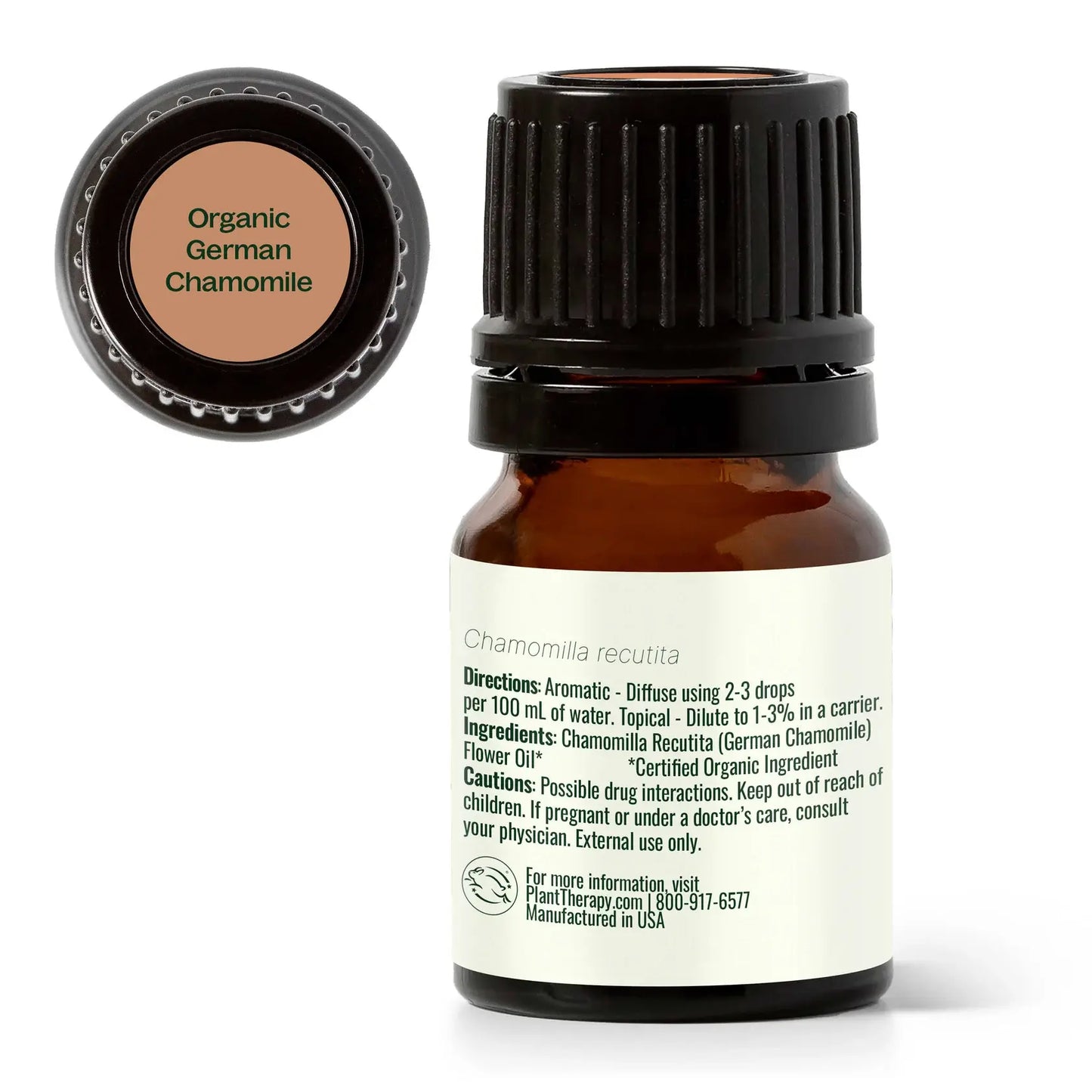 Plant Therapy: Organic German Chamomile Essential Oil 2.5 mL
