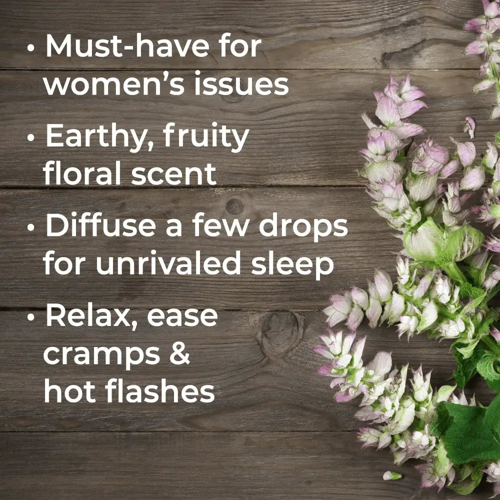 Plant Therapy: Organic Clary Sage Essential Oil 10 mL