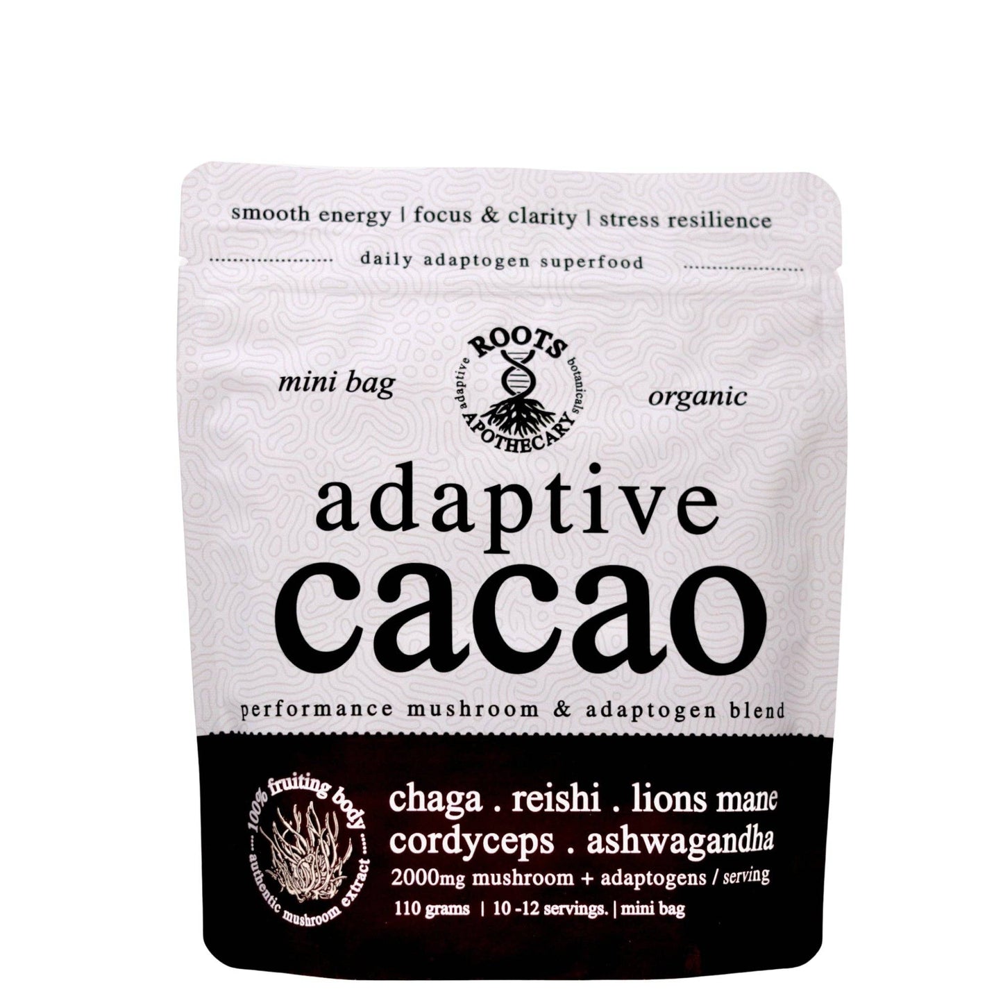 Roots Apothecary: Adaptive Cacao Powder (mini bag)