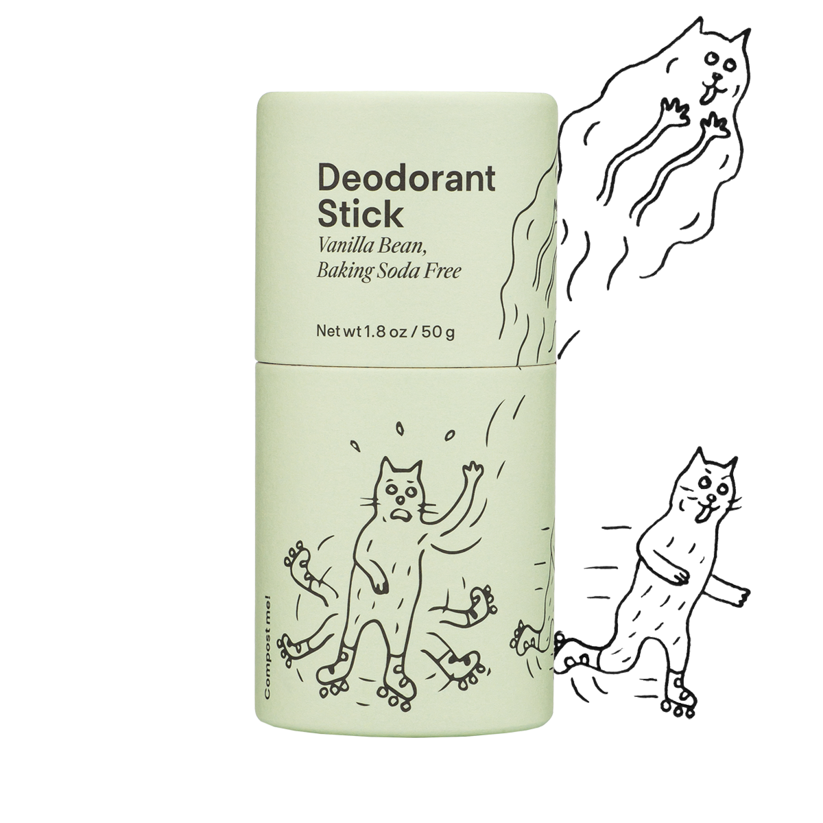 Vanilla Bean Baking Soda Free Deodorant Stick