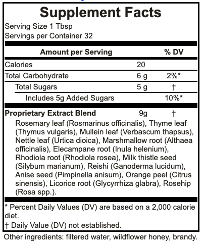 Taproot Medicine: Mighty Lungs Syrup