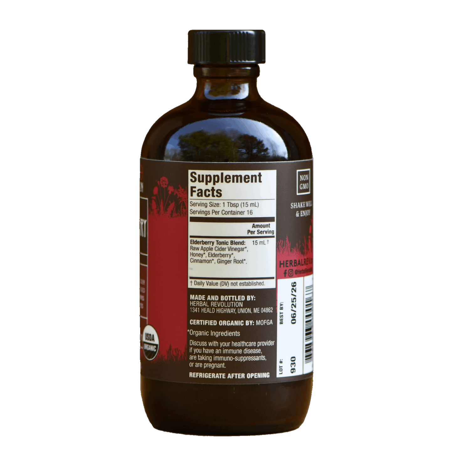 Herbal Revolution: Elderberry Tonic (8 fl oz)