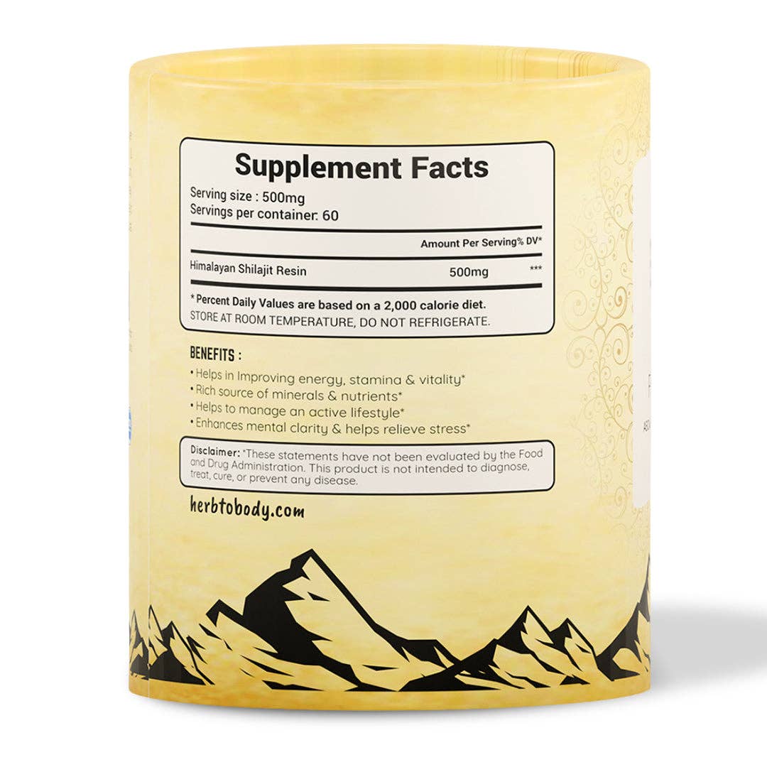 Herb to Body: Himalayan Shilajit Resin | High-Altitude Botanical Extract