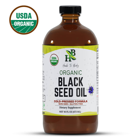 Herb to Body: Organic Black Seed Oil (Cold-Pressed)