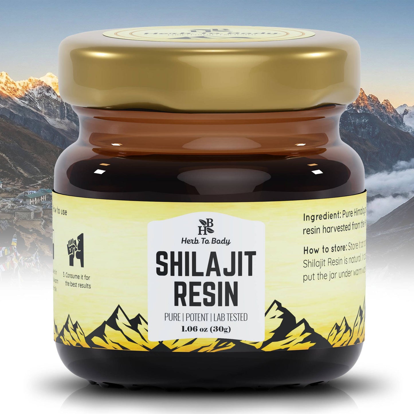 Herb to Body: Himalayan Shilajit Resin | High-Altitude Botanical Extract