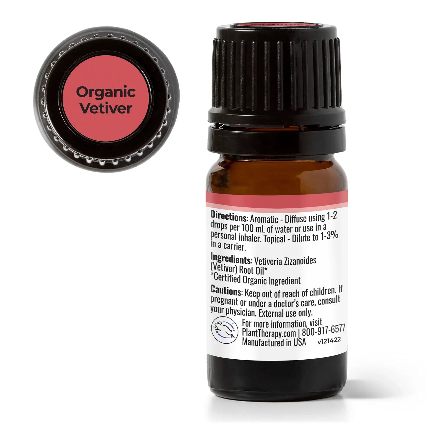 Plant Therapy: Organic Vetiver Essential Oil 5 mL
