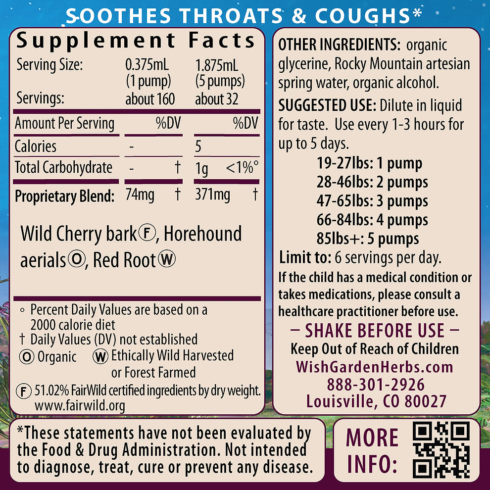 WishGarden: Kick-It Cough KIDS (2 oz)