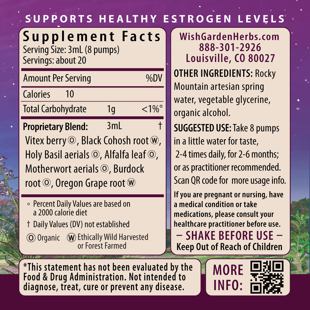 Cycle Vitality 1, Follicular Phase - Estrogen Support – Online Only