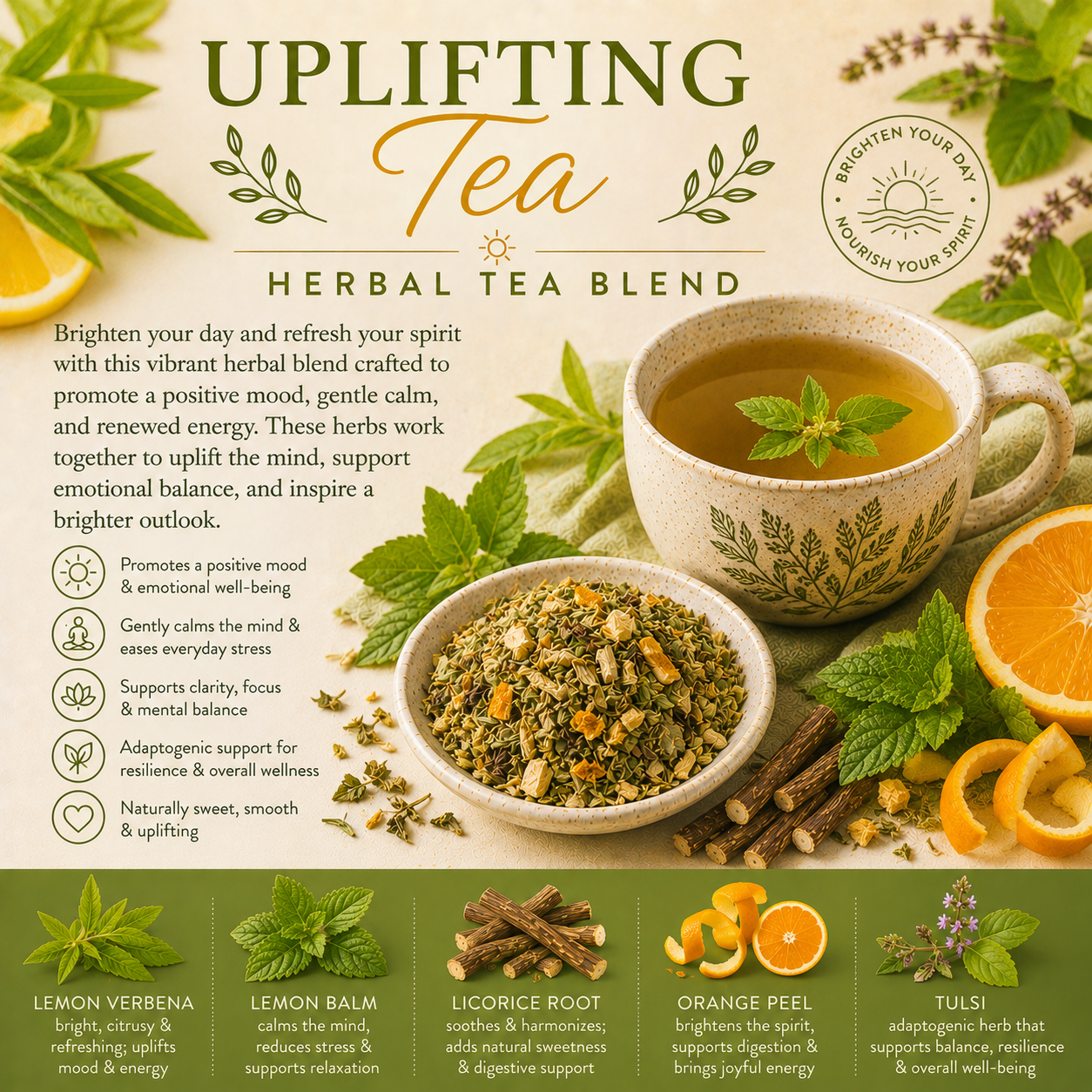 Bulk: Uplifting Tea - 1 oz