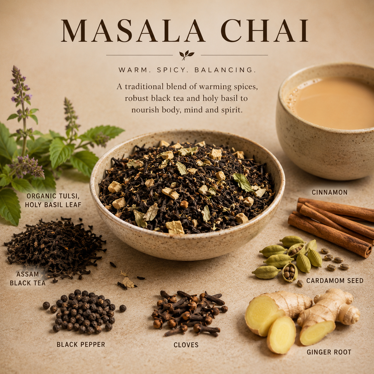 Bulk: Masala Chai - 1 oz
