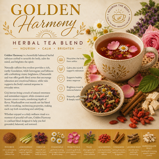 Bulk: Golden Harmony Tea - 1 oz