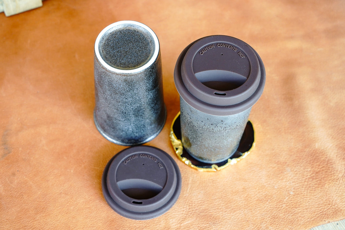 Industrial Travel Cup with Silicone Lid – Online Only