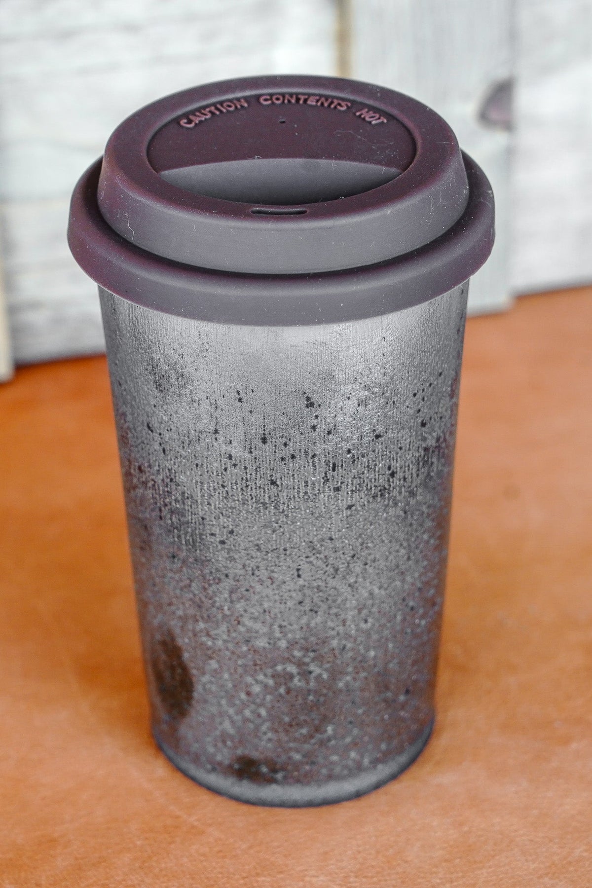 Industrial Travel Cup with Silicone Lid – Online Only