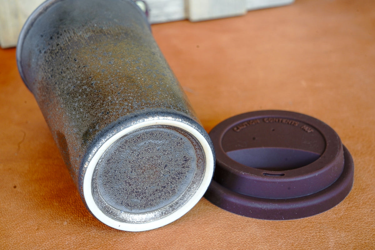 Industrial Travel Cup with Silicone Lid – Online Only